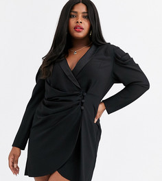 Платье мини ASOS DESIGN Curve-Черный