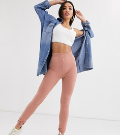 Базовые супероблегающие джоггеры из органического хлопка ASOS DESIGN Tall-Розовый