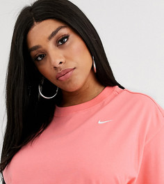 Розовая футболка бойфренда Nike Plus-Розовый