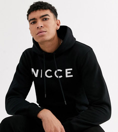Худи черного цвета с логотипом Nicce-Черный