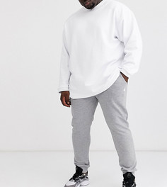 Серые меланжевые джоггеры скинни ASOS DESIGN Plus-Серый