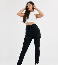 Джоггеры в стиле милитари из органического хлопка ASOS DESIGN Tall-Черный