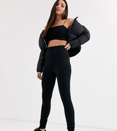 Базовые супероблегающие джоггеры из органического хлопка ASOS DESIGN Tall-Черный
