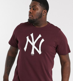 Фиолетовая футболка New Era Plus MLB New York Yankees-Фиолетовый