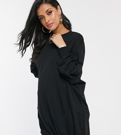 Платье-свитшот в стиле oversized ASOS DESIGN Maternity-Черный