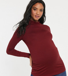 Лонгслив рыжего цвета ASOS DESIGN Maternity-Красный