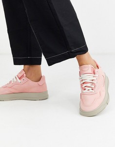 Розовые замшевые кроссовки adidas Originals SC Premiere-Розовый