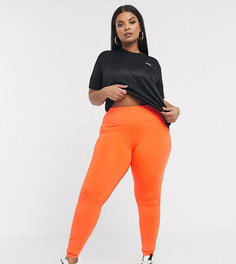 Леггинсы с моделирующим эффектом ASOS 4505 Curve-Оранжевый