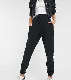 Черные oversize-джоггеры в рубчик Missguided Tall-Черный