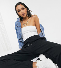 Черные мягкие джоггеры ASOS DESIGN Tall-Черный