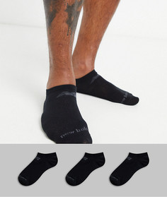 Набор из 3 пар черных спортивных носков New Balance-Черный