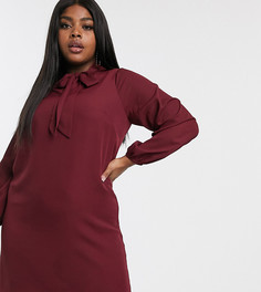 Платье с бантом Fashion Union Plus-Красный