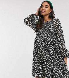 Свободное платье мини с цветочным принтом ASOS DESIGN Maternity-Мульти