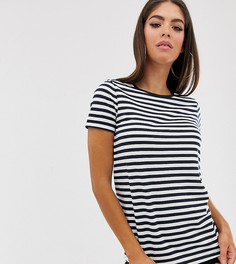 Футболка в полоску с круглым вырезом ASOS DESIGN Tall ultimate-Мульти