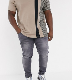 Серые джинсы скинни River Island Big & Tall-Серый