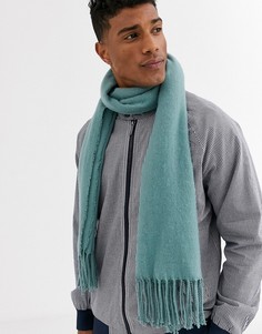 Сине-зеленый шарф ASOS DESIGN
