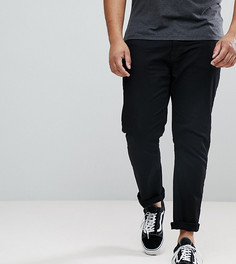 Черные узкие джинсы River Island Big & Tall-Черный