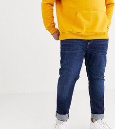Темно-синие джинсы скинни River Island Big & Tall-Синий