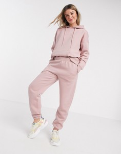 Бледно-розовые джоггеры с манжетами New Look-Розовый