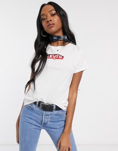 Белая футболка с логотипом Levis-Белый Levis®