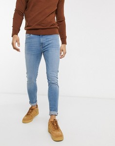 Голубые джинсы скинни New Look-Синий