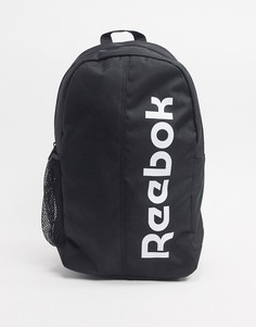 Черный рюкзак с большим логотипом Reebok Training
