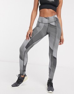 Черные спортивные леггинсы Reebok OS LUX-Черный