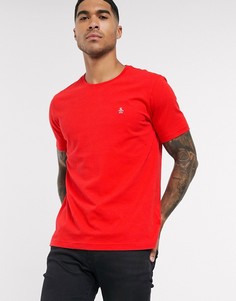 Красная футболка с вышитым логотипом Original Penguin-Красный