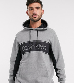 Худи серого цвета с логотипом Calvin Klein эксклюзивно для ASOS-Серый