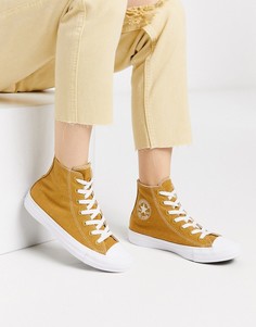 Высокие бежевые кеды Converse Chuck Taylor All Star-Кремовый