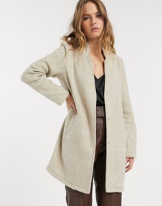 Нюдовая строгая куртка Vero Moda-Серый