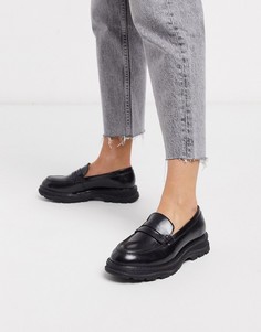 Черные лоферы ASOS DESIGN-Черный