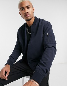 Темно-синий бомбер Only & Sons