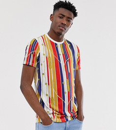 Полосатая футболка в морском стиле ASOS DESIGN Tall-Мульти