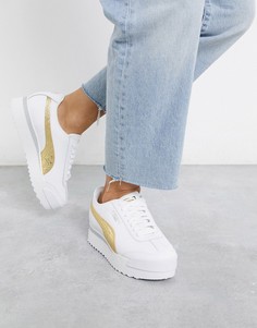 Белые кроссовки Puma-Белый