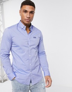Рубашка на пуговицах с длинными рукавами BOSS-Синий