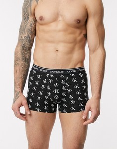 Боксеры-брифы с логотипом Calvin Klein CK One-Черный