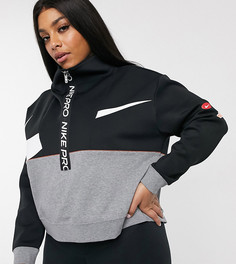 Черная куртка на молнии Nike Plus Training Icon Clash-Черный