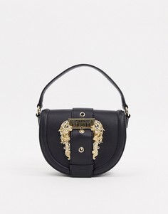 Золотистая сумка Versace Jeans Couture-Черный