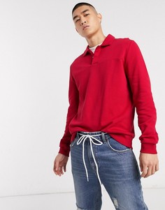 Красный свитшот регби ASOS DESIGN
