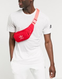 Красная сумка через плечо adidas essential-Красный