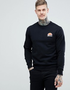 Черный свитшот с логотипом ellesse