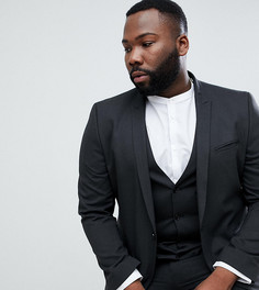 Темно-серый пиджак скинни ASOS DESIGN Plus