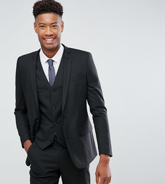 Черный приталенный пиджак ASOS DESIGN Tall