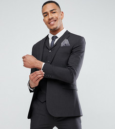 Темно-серый приталенный пиджак ASOS DESIGN Tall