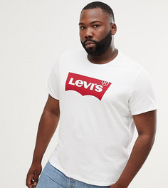 Белая футболка с логотипом Levis Big & Tall-Белый Levis®