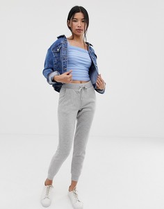 Суженные книзу джоггеры New Look-Серый