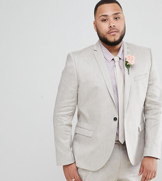 Серый пиджак Twisted Tailor Wedding-Светло-бежевый