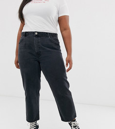 Черные прямые джинсы ASOS DESIGN Curve-Черный