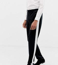 Черные зауженные брюки ASOS DESIGN Tall-Черный